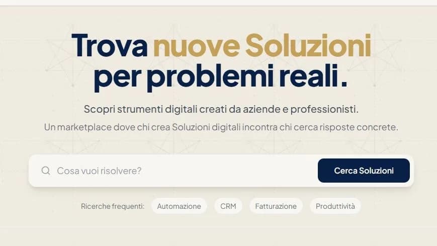 Solnovo - Marketplace Soluzioni Digitali