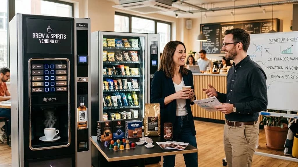 Esatto! Esperto del settore Caffè e distributori automatici, Opportunità di Co-Founding: Innovazione nel Settore Vending & Beverage