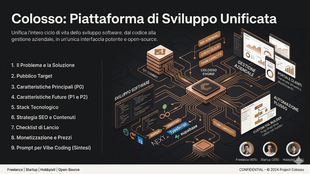 Colosso: La Piattaforma All-in-One per Sviluppatori e Team